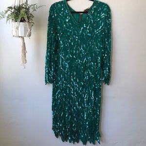 Vintage silk gown